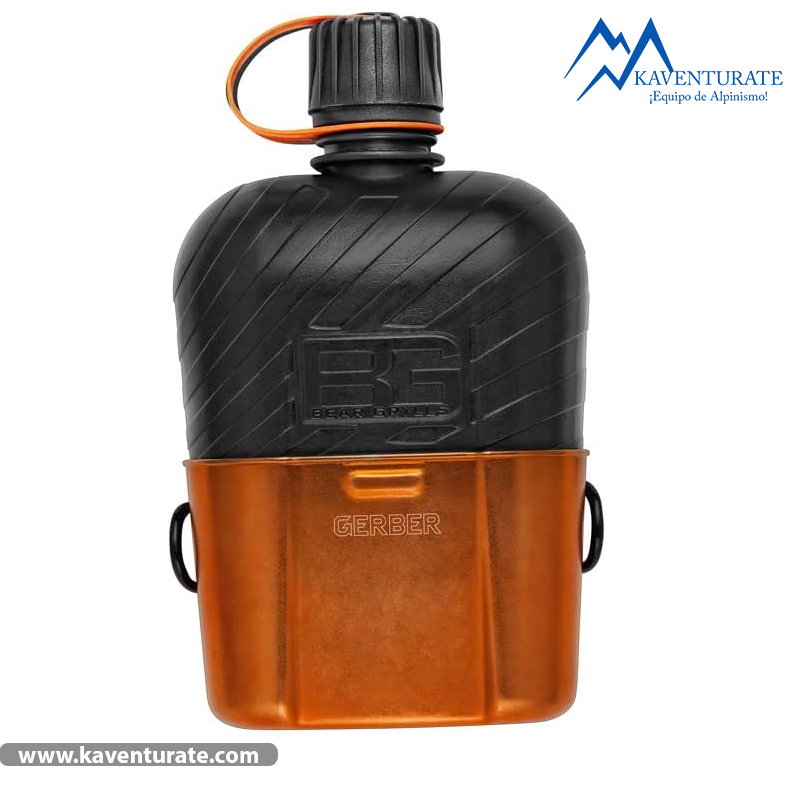 Botella de agua con taza Gerber