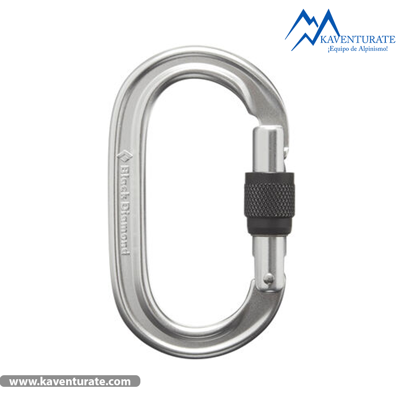 Mosqueton Oval Keylock Screwgate